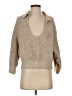 Free People Metallic Tan Pullover Sweater Size S - photo 1