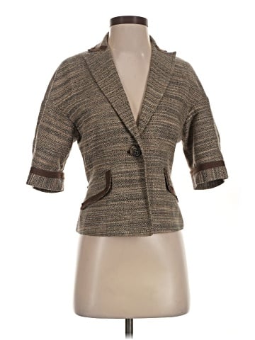 BCBGMAXAZRIA Silk Blazer (view 1)