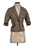 BCBGMAXAZRIA 100% Silk Tweed Brown Silk Blazer Size XS - photo 1