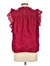 Ann Taylor LOFT Red Sleeveless Blouse Size L - photo 2