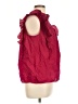 Ann Taylor LOFT Red Sleeveless Blouse Size L - photo 4