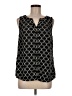 Croft & Barrow 100% Polyester Black Sleeveless Blouse Size M - photo 1