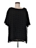 Blooming Jelly 100% Polyester Black Short Sleeve Blouse Size M - photo 1