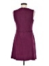 CeCe Solid Burgundy Casual Dress Size 6 - photo 2