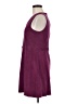 CeCe Solid Burgundy Casual Dress Size 6 - photo 5