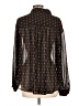 Free People 100% Polyester Polka Dots Black Long Sleeve Blouse Size L - photo 2
