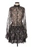 Ramy Brook Paisley Gray Cocktail Dress Size M - photo 1
