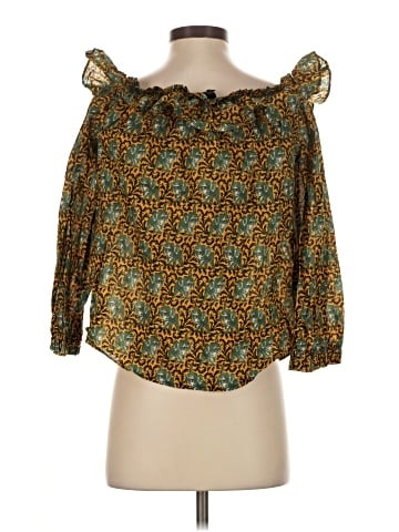 J.Crew 3/4 Sleeve Blouse (view 2)