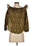 J.Crew Green 3/4 Sleeve Blouse Size 4 - photo 2