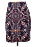 J. McLaughlin Paisley Blue Casual Skirt Size S - photo 2