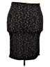 Torrid Print Black Casual Skirt Size 3X Plus (3) - photo 1
