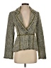 True Meaning Tweed Green Blazer Size 4 - photo 1