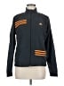 Adidas 100% Polyester Stripes Blue Track Jacket Size M - photo 1