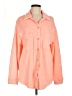 Sundry Orange Long Sleeve Button-Down Shirt Size Med (2) - photo 1