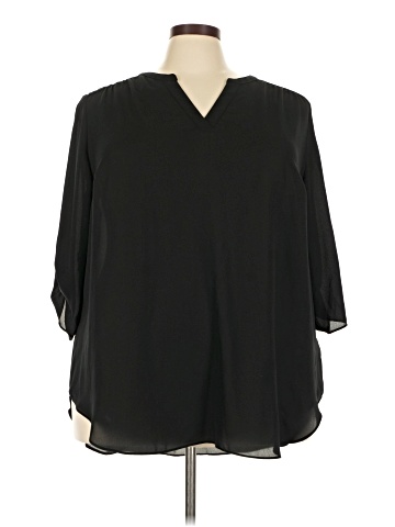 Worthington 3/4 Sleeve Blouse (view 1)