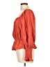 ASOS 100% Viscose Orange Long Sleeve Blouse Size 10 - photo 5