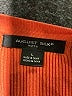 August Silk Orange Short Sleeve Top Size L - photo 7