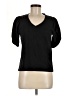 Avec Les Filles Black Short Sleeve Top Size M - photo 1
