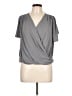 Green Envelope Gray Short Sleeve Top Size L - photo 1