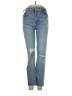 Zara Hearts Blue Jeans Size 4 - photo 1