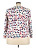 Karen Scott Print White Pullover Sweater Size 3X - photo 2