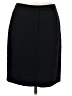 J.Crew 100% Wool Solid Black Wool Skirt Size 8 - photo 1