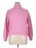 Lands' End 100% Cotton Pink Turtleneck Sweater Size XL - photo 1