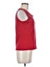 Due Per Due Red Sleeveless T-Shirt Size M - photo 4