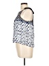 BB Dakota 100% Rayon Blue Sleeveless Blouse Size L - photo 5