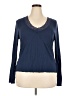 Adore Me Blue Long Sleeve T-Shirt Size 2X - photo 1
