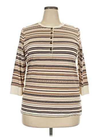 Lauren Jeans Co. 3/4 Sleeve Top (view 1)