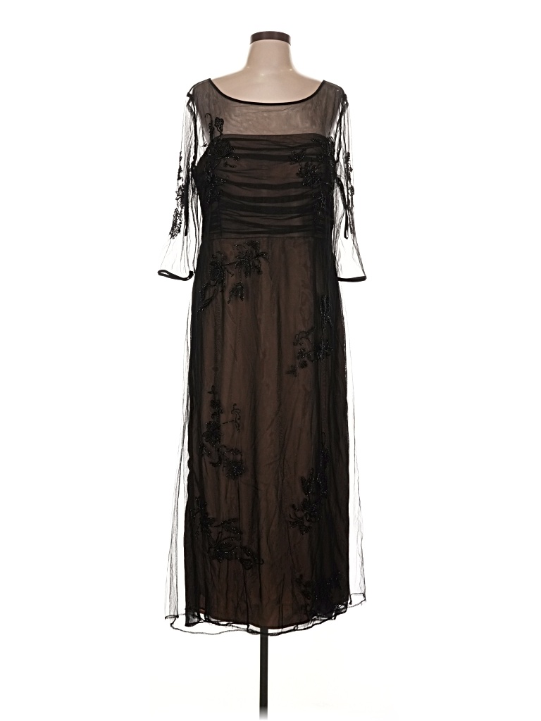 Pre-owned Assorted Brands Cocktail Dress In Black