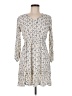 Mango Print Ivory Casual Dress Size M (estimated) - photo 1