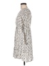 Mango Print Ivory Casual Dress Size M (estimated) - photo 5