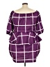 Unbranded Argyle Purple Cocktail Dress Size 4X - photo 2