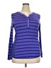 Green Source Purple Long Sleeve Top Size 2X - photo 1