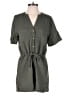 UpWest 100% Cotton Solid Green Romper Size S - photo 1