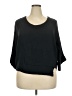 MADE IN ITALY Black 3/4 Sleeve Top Size 2X (estimated) - photo 1