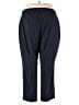 Catherines Stripes Blue Casual Pants Size 26 - photo 2