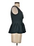 Deletta Teal Sleeveless Blouse Size S - photo 4