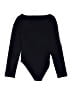 OQQ Solid Black Bodysuit Size XL - photo 2