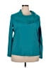 Rafaella Teal Long Sleeve Turtleneck Size 2X - photo 1