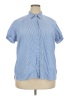 Lands' End Blue Short Sleeve Button-Down Shirt Size 20 - photo 1