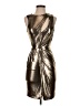 H&M Metallic Silver Cocktail Dress Size 2 - photo 1