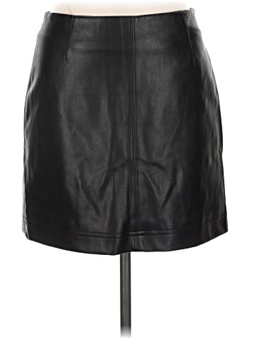 Monki Faux Leather Skirt (view 1)