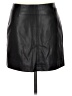 Monki 100% Polyester Black Faux Leather Skirt Size EU 38 / US 8 - photo 1