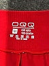 OQQ Solid Red Casual Pants Size M - photo 7