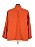 J.Jill 100% Polyester Solid Orange Long Sleeve Blouse Size 3X - photo 2