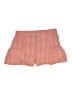 By & By 100% Rayon Tweed Orange Shorts Size L - photo 1