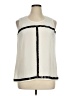 Alfani 100% Polyester Ivory Sleeveless Blouse Size 14 - photo 1